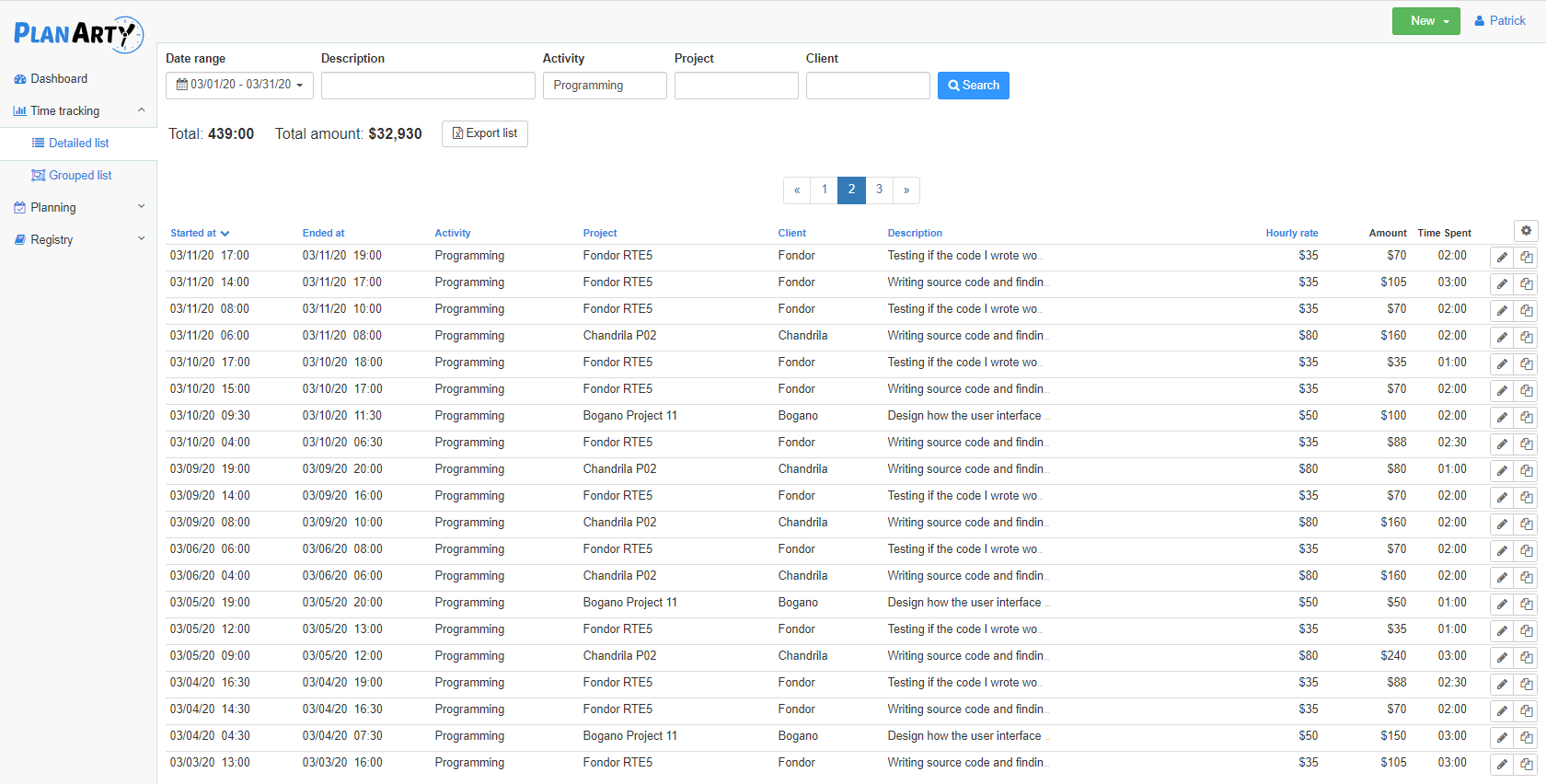 Daily timesheet with downloadable templates - Productivity solution